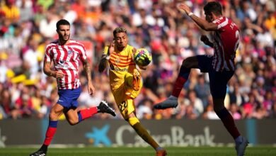 بث مباشر مباراة برشلونة وأتلتيكو مدريد