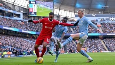 معلق مباراة ليفربول ومانشستر سيتي