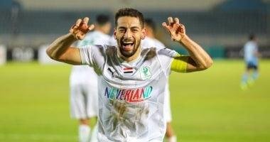 محمد الشامي يعود للتدريبات مع المصري بعد التعافي من إصابة الرباط الصليبي