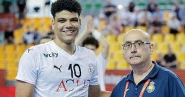محمد عماد أوكا يتألق كأفضل لاعب في مواجهة شباب اليد ضد إسبانيا ببطولة العالم