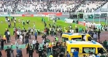 الأهلي يواسي مولودية الجزائر في مصاب رحيل مشجعي الفريق