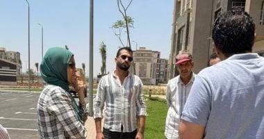 رئيس جهاز مدينة الشيخ زايد تتابع سير العمل في مشروع 'جنة 4' السكني