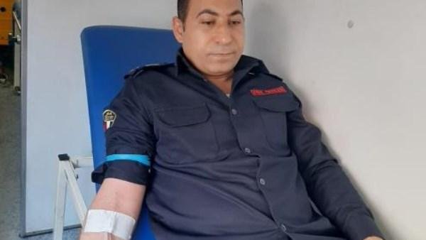 أمن الأقصر ينظم حملة للتبرع بالدم
