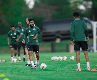 الأخضر يواصل تحضيراته لمواجهة منتخب أمريكا في الكأس الذهبية