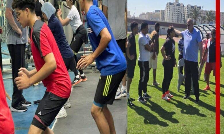 الحماس يسيطر على معسكر منتخب رمي الرمح بسموحة