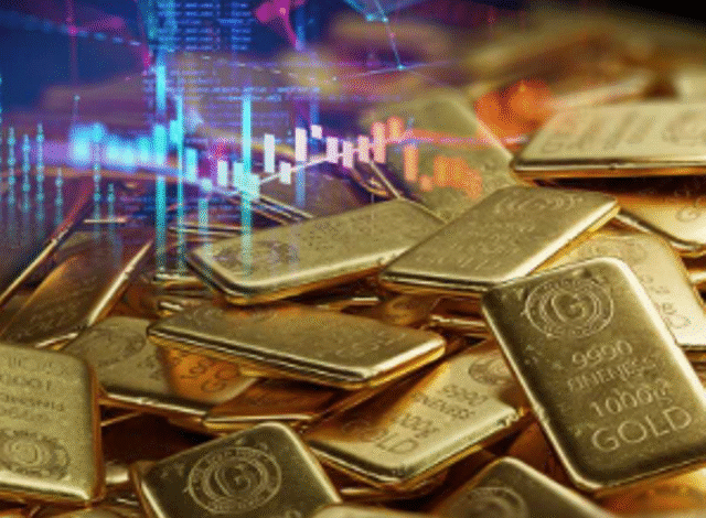 الذهب يتراجع بعد تحول الطلب نحو الدولار كملاذ آمن