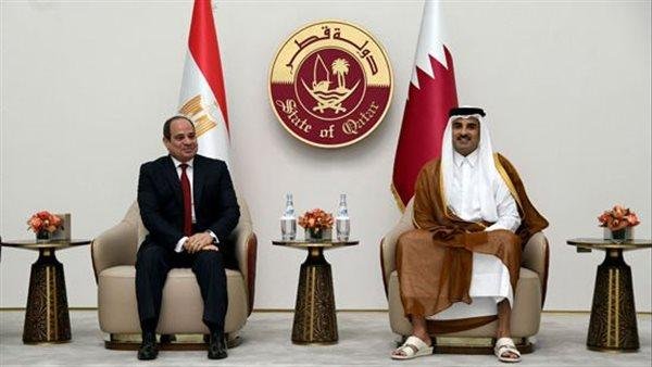 الرئيس السيسي يجري اتصالًا هاتفيًا بأمير دولة قطر