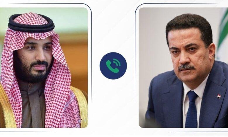 السوداني وبن سلمان يؤكدان ضرورة منع تطور الصراعات