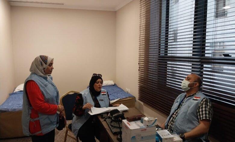 الصحة: عيادات البعثة الطبية المصرية استقبلت 56 ألفا و700 زيارة من الحجاج