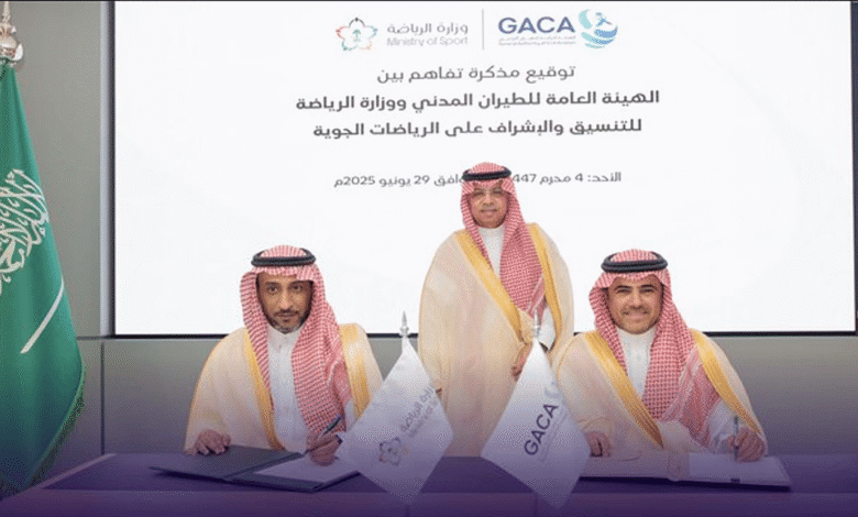 «الطيران المدني» و«الرياضة» توقعان مذكرة تفاهم لتنظيم والإشراف على الرياضات الجوية