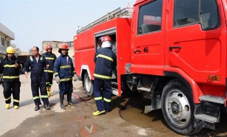 اندلاع حريق في دائرة تقاعد المعقل وسط البصرة