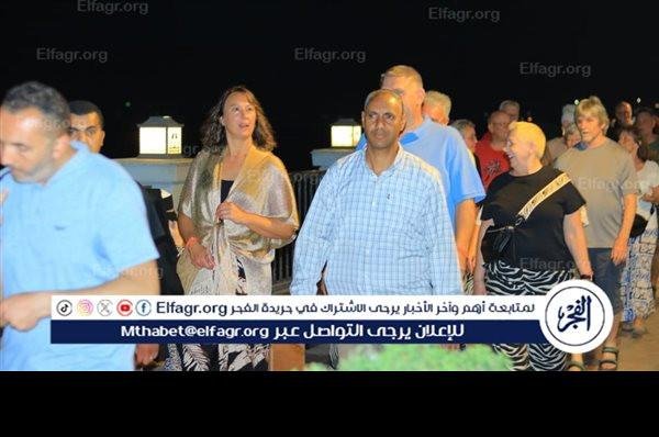 بني سويف تستقبل فوج سياحي ألماني لزيارة ممشى كورنيش النيل
