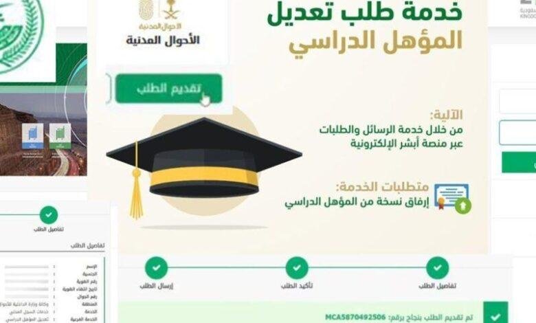 خطوات الانتقال من طالب إلى خريج عبر أبشر 1446