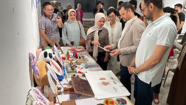 ختام ورشة عمل الحرف التقليدية المستوحاة من التراث المصري والصيني بجامعة الأقصر..صور