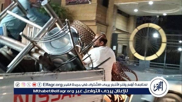 رئاسة حى غرب المنصورة تواصل حملاتها المكبرة لرفع الإشغالات والتعديات على حرم الطريق