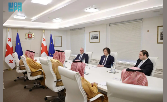رئيس وزراء جورجيا يستقبل الرئيس التنفيذي للصندوق السعودي للتنمية