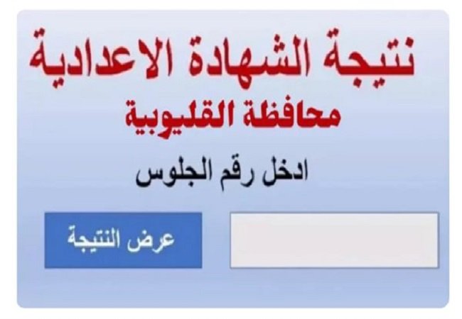 نتيجة اعدادية القليوبية 2025