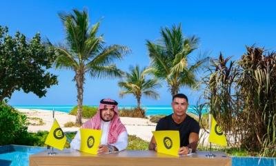 رونالدو يعلق على تجديد تعاقده مع النصر