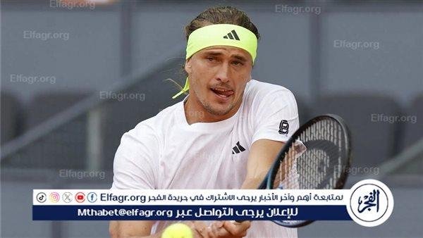 زفيريف يقلب تأخره أمام سونيجو ويبلغ ربع النهائي