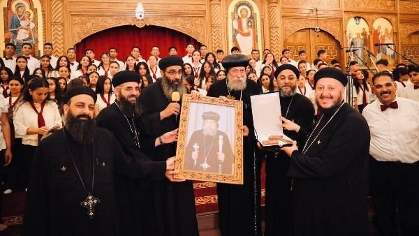 زيارة رعوية لكنيسة السيدة العذراء بمدينة السادات.. صور