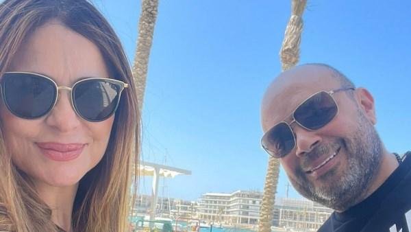 كل عيد أب وروحك مرتاحة .. كارول سماحة لزوجها الراحل وليد مصطفى