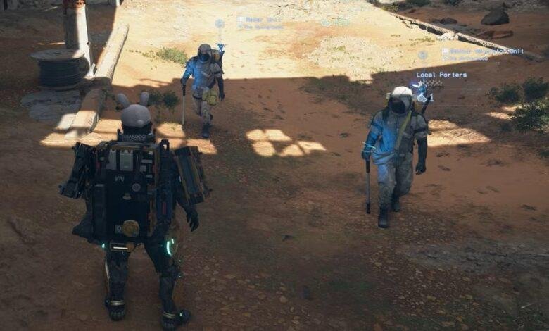 كيفية تبادل البضائع مع الحمالين الآخرين في Death Stranding 2