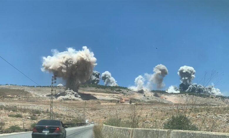 لبنان.. قتيلة و11 جريحا اثر القصف الإسرائيلي والحكومة تعلق