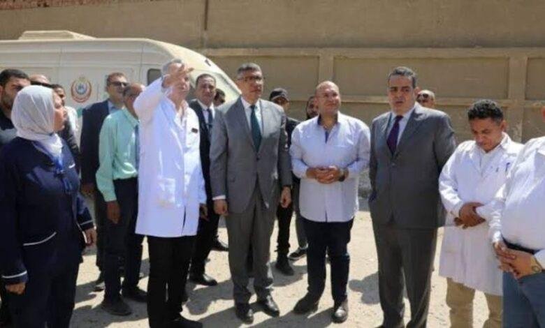 محافظ الجيزة يتفقد مستشفى الحوامدية العام