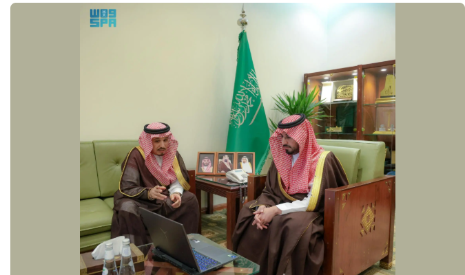 محافظ الخرج يستقبل السعيد ويطلق مبادرة "رايتنا فخرنا"