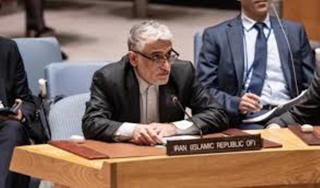 مندوب إيران بمجلس الأمن عدوان إسرائيل انتهاك فاضح للقانون الدولي