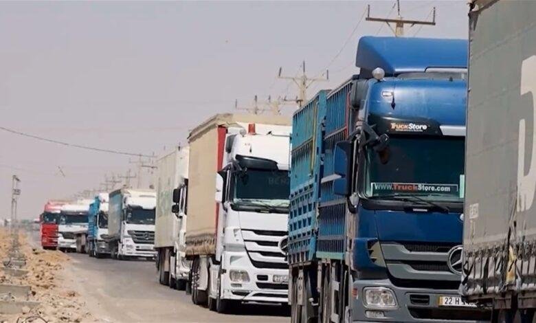 ميسان... حركة تجارية نشطة عبر منفذ الشيب الحدودي