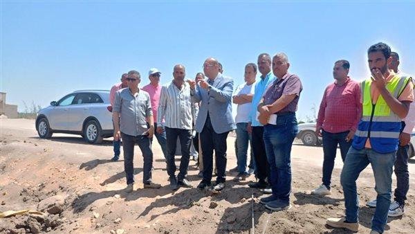 نائب محافظ الجيزة يتابع ميدانيا مشروعات مياه الشرب والصرف الصحى بمنشأة القناطر