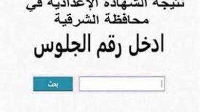 نتائج الشهادة الإعدادية لعام 2025 في محافظة الشرقية