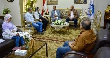 رئيسا جهاز السويس الجديدة والمناطق الحرة يتباحثان تطوير منطقة عتاقة الحرة للاستثمار