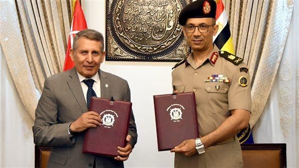 "الفنية العسكرية" توقع عقد اتفاق مع شركة الإنتاج الحربى للمشروعات والاستشارات الهندسية