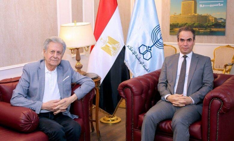 المسلماني يلتقي المايسترو سليم سحاب ويعلن رعاية مشروع اكتشاف المواهب
