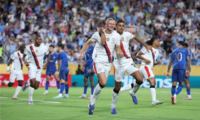 الهلال ضد السيتي .. شاهد هالاند يسجل هدف تعادل مانشستر سيتي