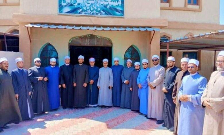 انطلاق القافلة الدعوية المشتركة بين الأزهر والأوقاف إلى مساجد شمال سيناء