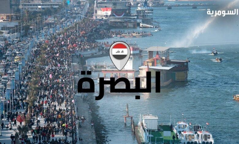 بالفيديو.. حادث بين شاحنة وقطار في أم قصر