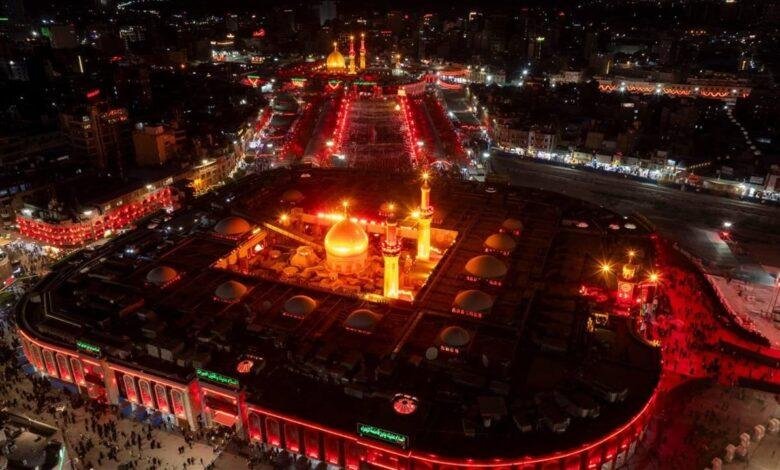 عدسة السومرية في كربلاء.. أجواء مهيبة في ليلة تاسوعاء بين الحرمين