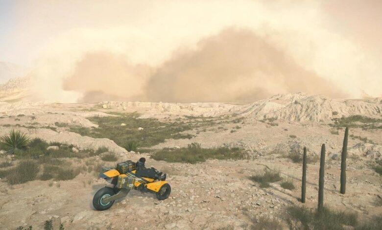 كيفية النجاة من الأحداث المناخية والكوارث في Death Stranding 2 (ج2 والأخير)