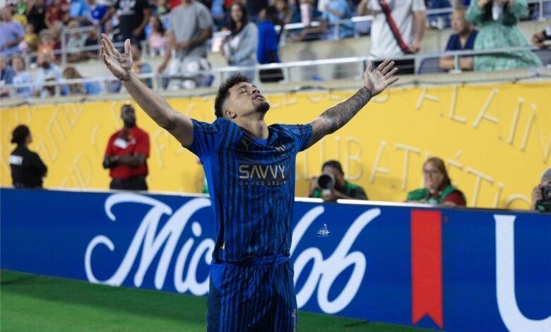 ليوناردو رجل مباراة الهلال ومانشستر سيتي في كأس العالم للأندية