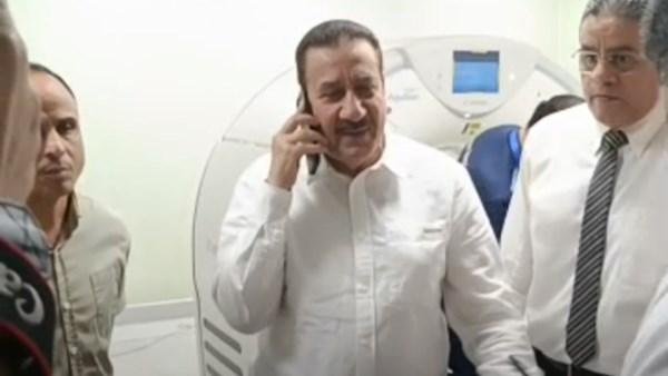 محافظ المنوفية يزور مصابي الطريق الإقليمي بمستشفى الباجور العام