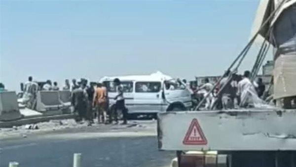 مصرع 9 وإصابة 9 في حادث مروع على إقليمي المنوفية