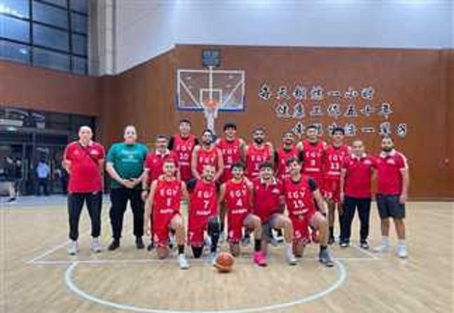 منتخب مصر الأولمبي يحقق فوزاً جديداً على كولومبيا ببطولة الصين للسلة