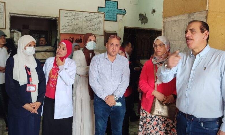 نائب وزير الصحة يتفقد مستشفى حلوان العام ومركز أطلس