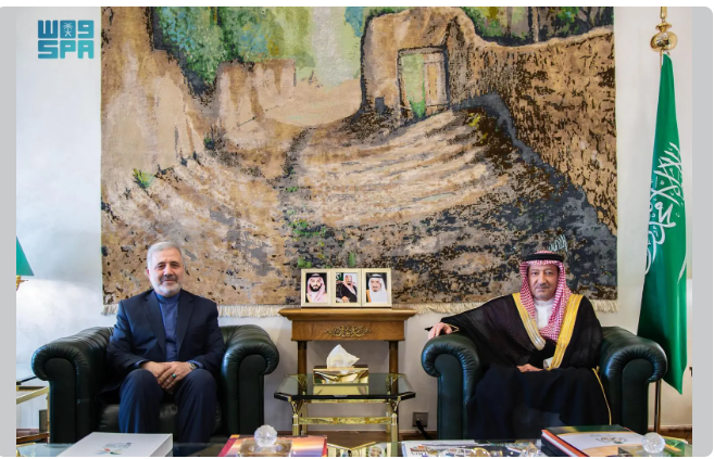 وزير الخارجية السعودي يتلقى رسالة من نظيره الإيراني حول العلاقات الثنائية