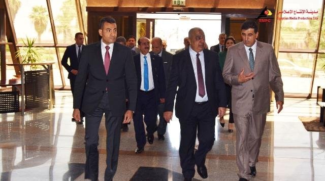 وفد مجلس النواب الأردني يزور مدينة الإنتاج الإعلامي