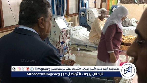 يبدي رضائه عن الأداء بمستشفى جمصة ويوجه باستمرار هذا الأداء والعناية الطبية