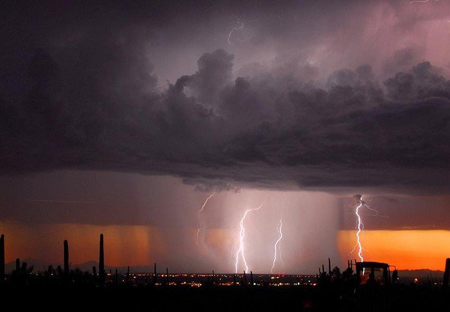 أمطار غزيرة في السعودية